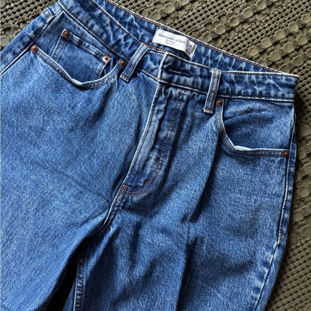 Abercrombie & Fitch Curve Love Skinny High Rise Jeans